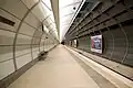 Underground platform, prior to the opening of the Sydney Metro Northwest