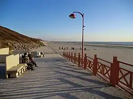 The beach of Équihen-Plage