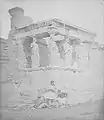 Erechtheum Acropolis, photograph, 1853