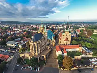 Erfurt skyline