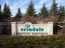 Erindale entrance sign