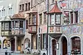 Market square in Stein am Rhein, Switzerland