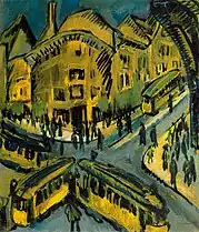 Nollendorfplatz by Ernst Ludwig Kirchner 1912