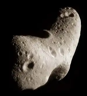 Eros photographed by NEAR Shoemaker