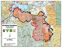 Briefing map of the fire from June 28th.