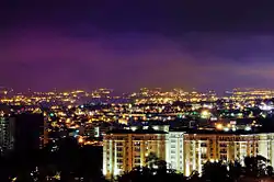 Escazú at night.