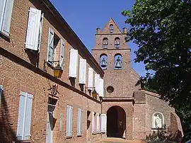 Town hall and church