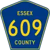 County Route 609 marker