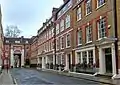 Essex Street south end with the water gate at the end