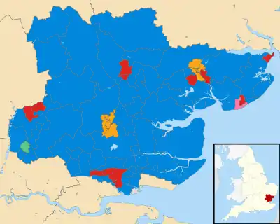 2005 results map