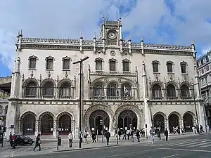 Rossio Station, Lisbon, Portugal: 1886–1887