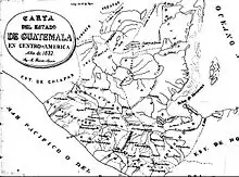 Image 12Guatemala territory during Rafael Carrera and Vicente Cerna conservative regimes. Soconusco territories were given to México in exchange for their support to the Liberal revolution in 1871 by Herrera-Mariscal treaty of 1882. (from History of Guatemala)