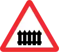 Level crossing with gates