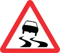 Slippery road