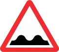 Uneven road