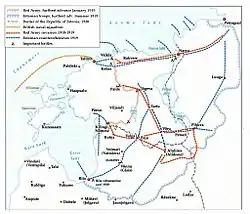 Estonian and Soviet operations in Estonia and Latvia, 1918–19