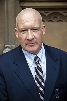 Ethan Gutmann outside the Palace of Westminster, London, 2010