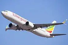 Boeing 737 MAX of Ethiopian Airlines