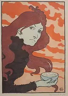 La Vitrioleuse ("The Acid Thrower"), 1894, lithograph with hand-stencilled colours, for L'Estampe originale