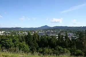 Eugene and Spencer Butte from Skinner Butte