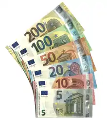 Euro, the second-most traded currency, used by the most of countries and territories.