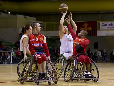 Image 3Image from the first pool tour of the Euroleague wheelchair basketball competition, 9 March 2012