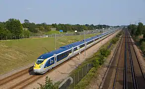 Eurostar 320 (Class 374) near Sellindge, Kent, England.