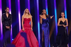 2018 hosts: Daniela Ruah, Sílvia Alberto, Catarina Furtado and Filomena Cautela