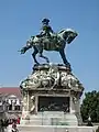 Monument to Prince Eugene of Savoy, in front of the Royal Castle of Budapest