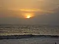 Sunset at Cherai beach