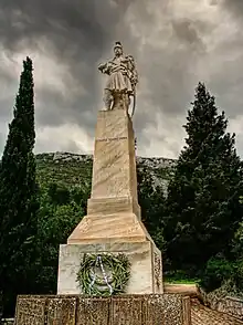 Statue of Kolokotronis at Dervenakia