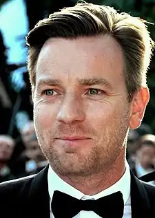 A photograph of McGregor at the 2012 Cannes Film Festival