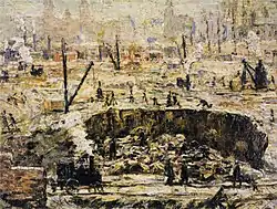 Excavation - Penn Station, Ernest Lawson, 1906