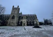 Image 32The Cathedral Green after a rare snowfall (from Exeter)