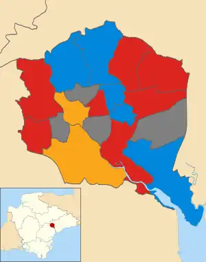 2010 results map