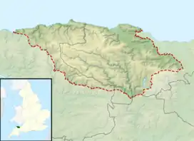 Porlock Hill is located in Exmoor