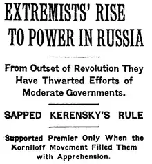 Image 33The New York Times headline from 9 November 1917 (from October Revolution)