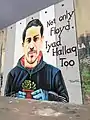 Mural of  Eyad al-Hallaq