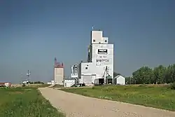 Former Saskatchewan Wheat Pool grain elevator