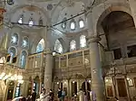 The sultan's private balcony or loge, in the corner of the prayer hall