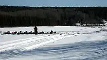 Nordic Rifle Field Shooting in Sweden during the winter in 2012.