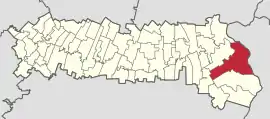 Location in Ialomița County