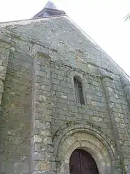 The church in Saint-Christophe-le-Chaudry