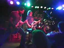 F5 performing in 2006. L-R: John Davis & Dave Ellefson.