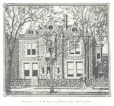 Alexander H Dey residence built in 1862 and designed by Gordon W Lloyd.