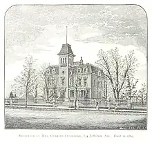 Charles DuCharme residence built in 1869 and designed by Mortimer L Smith, was demolished in 1948.