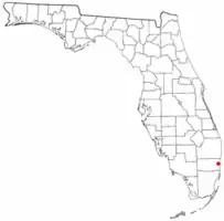 Location of Washington Park, Florida