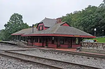 The second WMSR Station is at 89 Depot Road in Frostburg, Maryland.