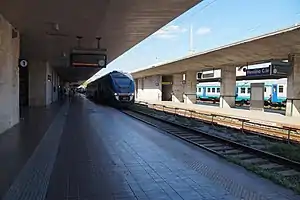 View over some of the platforms