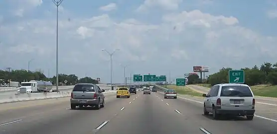 I-20 Ronald Reagan Memorial Highway in southern Fort Worth